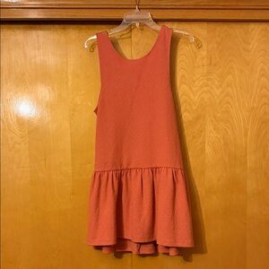 Free People Coral Sleeveless Dress